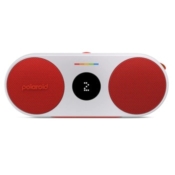 Тонколона Polaroid Music Player 2, 20W RMS, Bluetooth, AUX, USB-C, червено-бяла, преносима, до 15 часа с едно зареждане | JAR Computers Polaroid Music Player 2 Red/White 009086