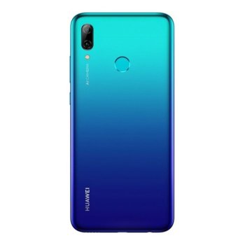 Huawei Y7 2019 Aurora Blue + Silicon Protective Ca