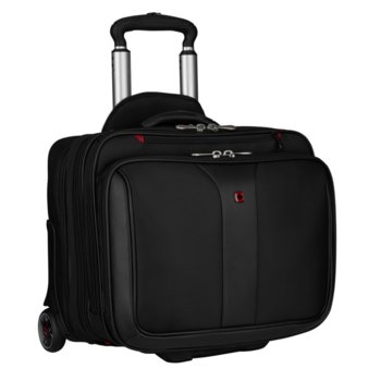 Чанта за лаптоп Wenger Patriot, до 17"(43.18cm), с колелца, бизнес, черна | JAR Computers Бизнес чанта с колела за лаптоп Wenger Patriot