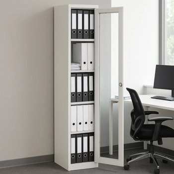 метален шкаф carmen cr-1001 l сив