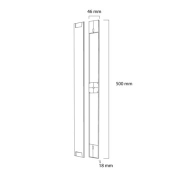 NewStar Cable cover NS-CC050SILVER