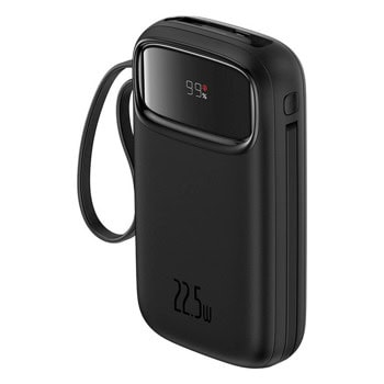 baseus qpow2 22.5w 20000 mah черен