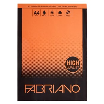 Копирен картон Fabriano, A4, 160 g/m2, оранжев, 50 листа | JAR Computers Fabriano A4, 160 g/m2, оранжев, 50 листа