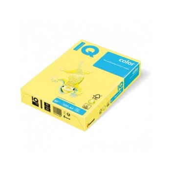 Хартия Mondi IQ Color YE23, A4, 80 g/m2, 500 листа, жълта | JAR Computers Mondi IQ Color YE23 A4