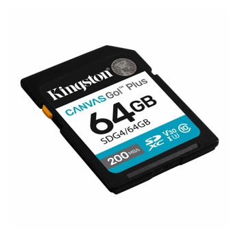 Kingston 64GB Canvas Go! Plus Gen4 SDG4/64GB