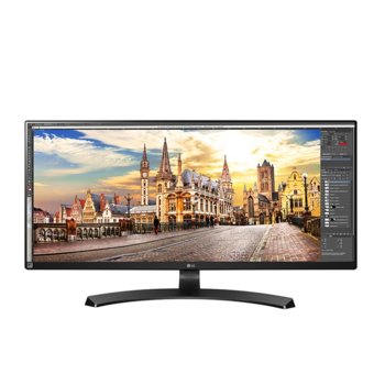 Монитор LG 29UM59-P, 29" (73.66 cm) IPS панел, 75Hz, Full HD, 5ms, 1 000 000:1, 250cd/m2, HDMI, AUX | JAR Computers LG 29UM59-P