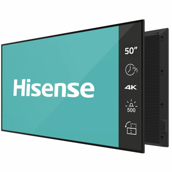 Публичен дисплей Hisense 50DM66D, 50" (127 cm) Ultra HD, HDMI, USB, USB-C, WiFi, Bluetooth, LAN | JAR Computers Hisense 50DM66D