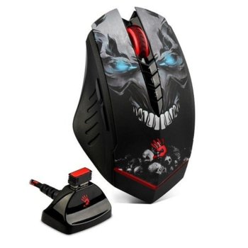 Мишка A4tech Bloody R80, оптична (3200 dpi), безжична, щампа, 7 програмируеми бутонa, LED подсветка | JAR Computers A4tech Bloody R80