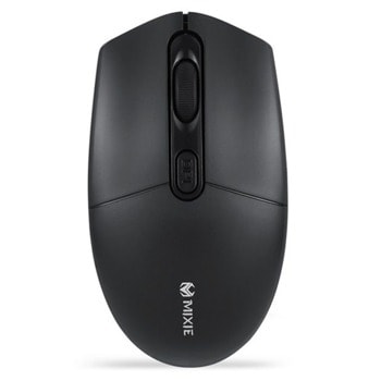 Мишка Mixie R520S, лазерна (1600 dpi), безжична, USB, черна, 4 ултра тихи бутона | JAR Computers Mixie R520S 720