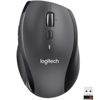 Мишка Logitech M705 Marathon V2, оптична (1000 dpi), безжична, USB, черна image