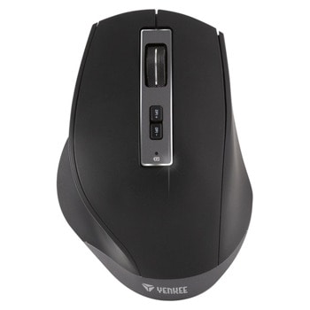 Мишка Yenkee 2075, оптична (2400dpi), безжична, USB, сива, 6 бутона image