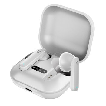 Слушалки SBOX EB-TWS72, безжични, микрофон, Bluetooth, тип "тапи, до 4 часа време на работа, бели | JAR Computers SBOX EB-TWS72