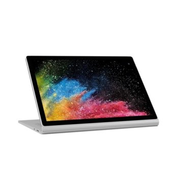 Хибриден лаптоп Microsoft Surface Book 2 (HNN-00025)(сребрист), четитиядрен Kaby Lake R Intel Core i7-8650U 1.9/4.2 GHz, 13.5" (34.29 cm) Multi-touch Glare PixelSense Display & GF GTX 1050 2GB, (mDP), 16GB, 1TB HDD, 1x USB Type-C, Windows 10 | JAR Computers Microsoft Surface Book 2 HNN-00025