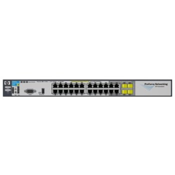 Суич HP 3500-24G-PoE yl, 20 ports 1000Mbps, 4 dual-personality ports | JAR Computers HP 3500-24G-PoE yl Switch J8692A