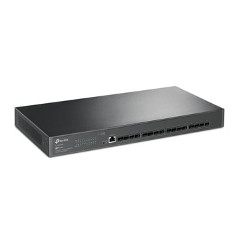 Суич TP-Link TL-SX3016F, 10000 Mbps, 16 порта, 16x 1000/2500/5000/10000 Mbps SFP+, 1x Micro-USB Console Port, 1x Console Port | JAR Computers TP-Link TL-SX3016F