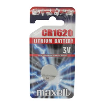Батерия литиева Maxell CR1620, 3V, 1 бр. image