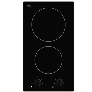 Стъклокерамичен плот за вграждане Crown VC 32, 2 нагревателни зони, 12 степени на мощност, черен | JAR Computers Crown VC 32