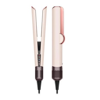 Преса за коса Dyson Airstrait Ceramic Pink/Rose Gold, 1600 W, керамично покритие, 2 стилизиращи режима, заключване на раменете, интелигентен контрол на температурата, розово злато | JAR Computers Dyson Airstrait Ceramic Pink/Rose Gold 598960-01