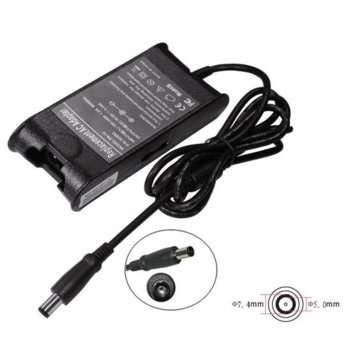 Захранване (заместител) за лаптопи Dell PA-12 Inspiron 11Z/13R/13Z/14R/14V/14VR/14Z/15R/15Z/17R, 19.5V/3.34A/65W, 7.4x5.0mm жак | JAR Computers Dell 19.5V, 3.34A, 65W 7.4x5.0mm