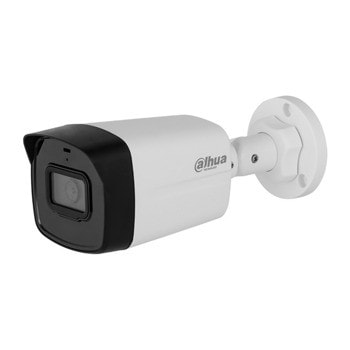 IP камера Dahua IPC-B1E20-A-0280B, насочена "bullet" камера, 2Mpix(1920x1080@30fps), 2.8mm обектив, Smart H.265+/Smart H.264+/H.265/H.264/H.264B/MJPEG, IR осветеност (до 30м), външна IP67, микрофон | JAR Computers Dahua IPC-B1E20-A-0280B