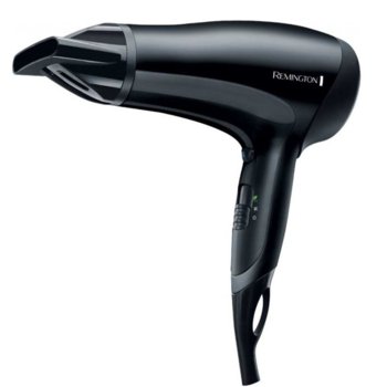 Сешоар Remington D3010, 2000W, 2 скорости, йонизираща функция, черен | JAR Computers REMINGTON D3010 Сешоар Power Dry 2000W