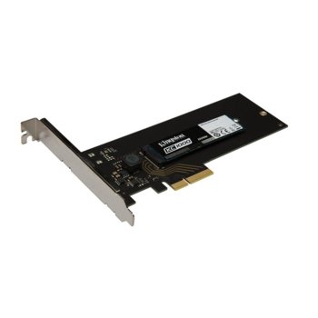 Памет SSD 240GB Kingston KC1000 SKC1000H/240G, NVMe PCIe Gen 3.0, M.2 (2280), скорост на четене 2700MBs, скорост на запис 900MBs, с PCIe адаптер | JAR Computers SSD 240GB Kingston KC1000 NVMe PCIe SKC1000H/240G