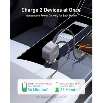 Anker Nano 75W Car Charger A2738HA2 | JAR Computers Anker Nano 75W Car Charger A2738HA2