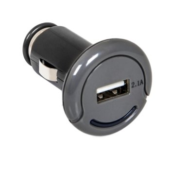 Зарядно за кола Defender UCA-03, 2100 mA, USB, 5V, универсално, черно | JAR Computers Defender UCA-03 USB 5V/2.1A 83511