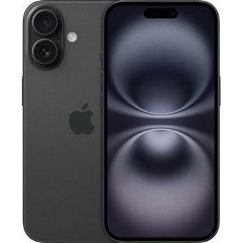 Смартфон Apple iPhone 16 Plus (Black), поддържа 2 SIM карти, 6.7" (17.01cm) Super Retina XDR OLED Dolby Vision дисплей, шестядрен Apple A18 3.78GHz, 8GB RAM, 256GB Flash памет, 48 + 12 & 12 Mpix камери, iOS, 199g | JAR Computers Apple iPhone 16 Plus Black 256GB MXWN3ZD/A