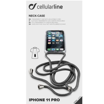 Cellularline за iPhone 11 Pro, черен