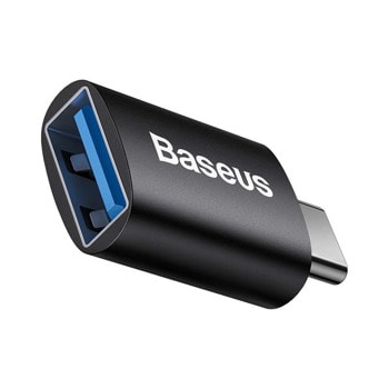 Адаптер Baseus Ingenuity (ZJJQ000001), от USB C(м) към USB A(ж), черен | JAR Computers Baseus Ingenuity USB-C to USB-A adapter ZJJQ000001