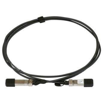 Оптичен пач кабел MIKROTIK S+DA0001, от SFP+ към SFP+, Direct Attach Cable(DAC), 1m | JAR Computers Кабел MIKROTIK SFP+ 1m direct attach cable