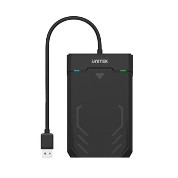 Кутия Unitek Y-3036, за 2.5" (6.35 cm) SATA SSD/HDD, USB 3.0 Type-A, черна | JAR Computers Unitek Y-3036