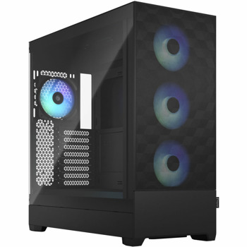 Кутия Fractal Design Pop XL Air RGB Black TG Clear, E-ATX/ATX/mATX/mITX, 2x USB 3.0, прозорец, черна, без захранване | JAR Computers Fractal Design Pop XL Air RGB Black TG Clear