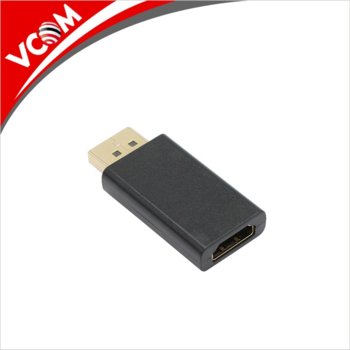 Адаптер VCom, от DisplayPort(м) към HDMI(ж), черен | JAR Computers VCom DisplayPort(м) към HDMI(ж)
