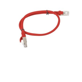 Lanberg patch cord CAT.5E 0.5m, red