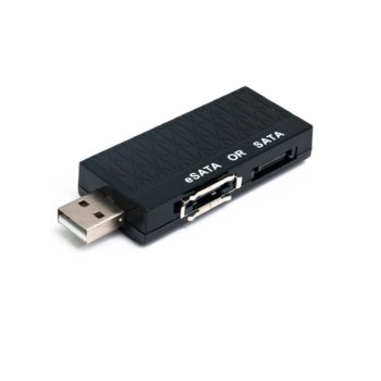 Преходник USB (m) към eSATA/SATA