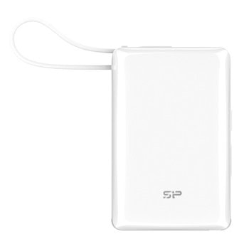 Bъншна батерия /power bank/ Silicon Power CP10, 10 000mAh, бяла, 1x USB-A(м), 1x USB-C(м), 1x USB-C(ж) | JAR Computers Silicon Power CP10 10000mAh White SP10KMAPBKCP101W
