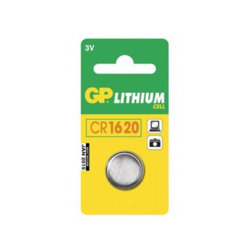 Батерия литиева GP CR-1620 3V 1бр., бутонна | JAR Computers GP CR-1620 3V 1бр. /5pk/