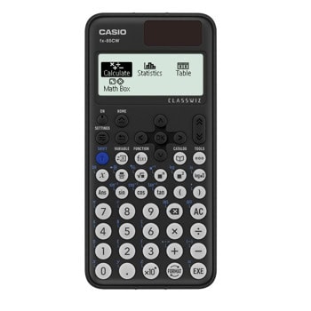 Калкулатор Casio FX-85 CW, 4 разряден дисплей, научен, 290+ функции, V.P.A.M естествена алгебрична логика, черен | JAR Computers Casio FX-85 CW