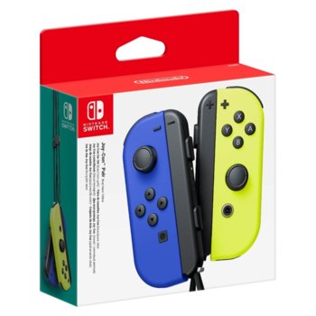 Геймпад Nintendo Switch Joy-Con, за Switch, безжичен, син и жълт | JAR Computers Nintendo Joy-Con blue/yellow