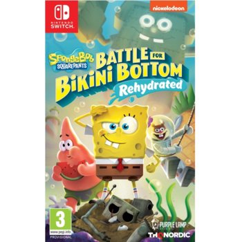 Игра за конзола Spongebob SquarePants: Battle for Bikini Bottom - Rehydrated, за Nintendo Switch | JAR Computers Spongebob SquarePants: BfBB Rehydrated Switch