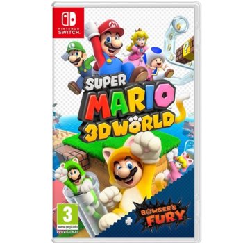 Игра за конзола Super Mario 3D World + Bowser's Fury, за Nintendo Switch | JAR Computers Super Mario 3D World + Bowsers Fury Switch