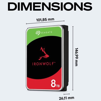 Seagate Ironwolf ST8000VN002 | JAR Computers Seagate Ironwolf ST8000VN002
