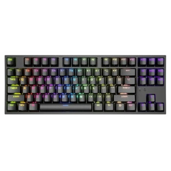 Клавиатура Genesis Thor 404 TKL Black, гейминг, механична, кафяви суичове, RGB подсветка, черна, USB | JAR Computers Genesis Thor 404 TKL Black NKG-2071