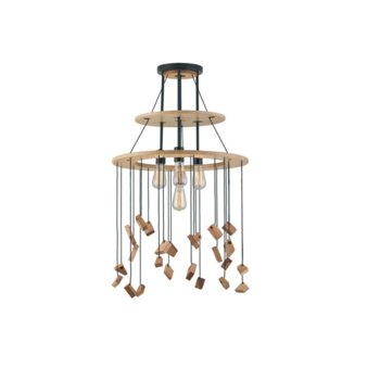 Осветително тяло Viokef FOREST 4/lights, до 4x 60W, E27, дърво | JAR Computers Viokef FOREST 4/lights 3088700