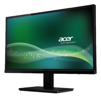 Монитор 21.5" (54.61 cm) Acer H226HQLbmid, IPS панел, FULL HD LED, 5ms, 100 000 000:1, 250 cd/m2, HDMI & DVI, 2г. | JAR Computers 21.5 Acer H226HQLbmid IPS LED