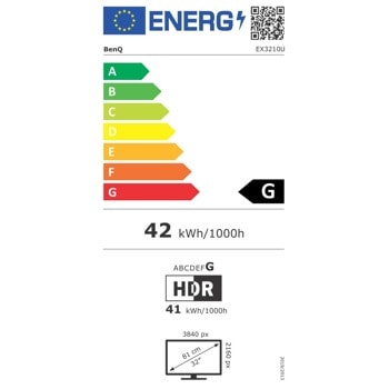 Монитор BENQ MOBIUZ EX3210U + WF-C510 Yellow