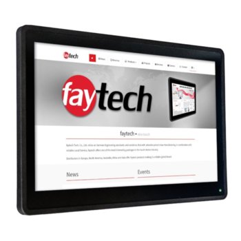 Индустриален монитор Faytech 1010501884 FT156TMBCAPOB-V2, 15.6" (39.62 cm) Full HD Touchscreen, DisplayPort, HDMI, VGA | JAR Computers Faytech 1010501884 FT156TMBCAPOB-V2