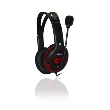 Слушалки VCom DE121, микрофон, черни | JAR Computers Слушалки Headphones w/mic for Computer - DE121